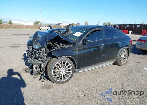 2016 Mercedes-Benz Gle 450 Amg Coupe 4Matic из США, поврежденный, VIN 4JGED6EB2GA018829